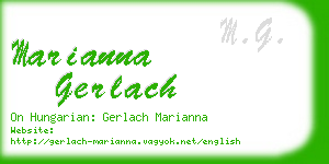 marianna gerlach business card